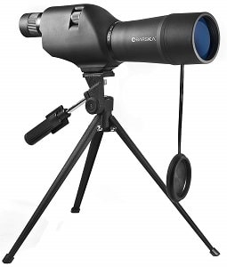 BARSKA 20-60x60 Waterproof Straight Spotting Scope with Tripod